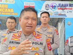 Kapolres Cilegon Gelar Konferensi Pers Pantauan Arus Balik Lebaran H+5 di Pelabuhan Merak