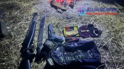 Senjata Api Campuran di Distrik Wame DiamankanTim Patroli Pengintaian Koops TNI Habema