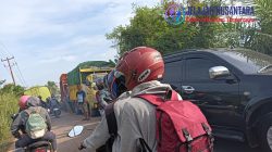 Warga Keluhkan Jalan Rusak dan Kemacetan Panjang di Desa Sungai Dua Kabupaten Banyuasin 