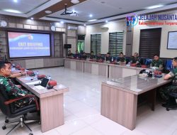 Danlanud Sultan Hasanuddin Pimpin Exit Briefing, Sampaikan Apresiasi dan Pesan Profesionalisme
