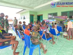 Kodim 1714/Puncak Jaya Perkuat Silaturahmi dengan Warga Lewat Nobar Piala Dunia 2026