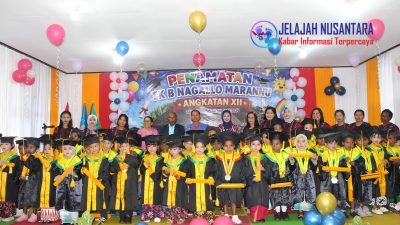 Penyerahan Serta Penamatan Siswa TK B Nagalo Marannu Angkatan XII Tahun Pelajaran 2025/2026 Dihadiri Kodim 1714/PJ dan Ibu Persit