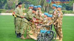 Kedatangan Pasukan Pemeliharaan Perdamaian Dunia Disambut Mabes TNI