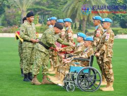 Kedatangan Pasukan Pemeliharaan Perdamaian Dunia Disambut Mabes TNI