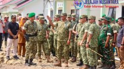 Jenderal TNI Tandyo Budi R Tinjau Yonif TP 842/Badak Sakti, Dukung Pertahanan dan Ekonomi Daerah