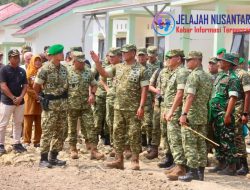 Jenderal TNI Tandyo Budi R Tinjau Yonif TP 842/Badak Sakti, Dukung Pertahanan dan Ekonomi Daerah