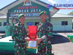 Korps Rapot Pindah Satuan dan Penerimaan Personel Baru Digelar Kodim 1714/Puncak Jaya  