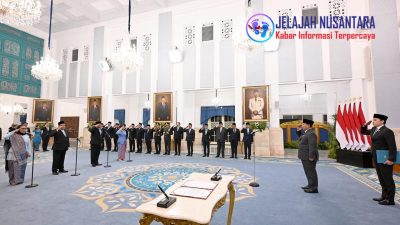 Jenderal TNI Agus Subiyanto Hadiri Pelantikan Kepala BGN serta Penasihat Khusus Presiden
