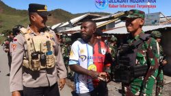 Patroli Cipta Kondisi Kabupaten Puncak Jaya Dalam Kondisi Aman Oleh Kodim 1714/Puncak Jaya dan Polri