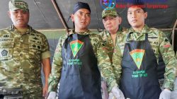 Wapang TNI Bersama Menhan Tinjau Marshalling Area Yonif TP 937/Satria Kalijaga, Pastikan Kesiapan Prajurit