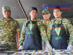 Wapang TNI Bersama Menhan Tinjau Marshalling Area Yonif TP 937/Satria Kalijaga, Pastikan Kesiapan Prajurit