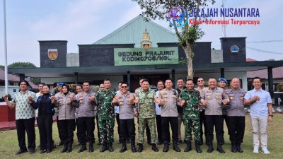 Kapolresta Magelang dan Dandim 0705/Magelang Perkuat Soliditas TNI–Polri Demi Kamtibmas Kondusif