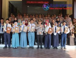 Kapolresta Magelang Berikan Penghargaan Pemenang Lomba Pidato Kamtibmas Piala Kapolresta Magelang 2026