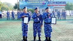 Dua Personel Berprestasi Harumkan Nama Satuan di PORAU 2026, Komandan Lanud Sjamsudin Noor Anugerahkan Piagam Penghargaan