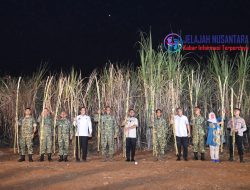 Panen Raya Tebu Serentak di Takalar, Dukung Ketahanan Pangan Nasional Digelar Lanud Sultan Hasanuddin