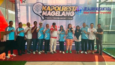 Tournament Padel Kapolresta Magelang 2026 Diikuti 33 Tim dari Jateng-DIY