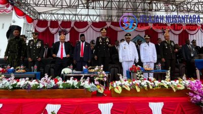Bupati Didimus Yahuli Pimpin Langsung Upacara HUT ke-81 RI di Yahukimo