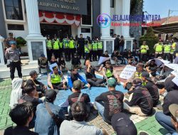 Aspirasi Warga Wonogiri di Kejari Dikawal Polresta Magelang, Penyampaian Pendapat Berlangsung Aman dan Kondusif