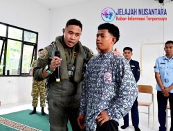 Dari Rasa Ingin Tahu Hingga Cita-Cita, Lanud Sjamsudin Noor Dekatkan Dunia TNI AU Dengan Siswa SRMP 20 Budi Luhur