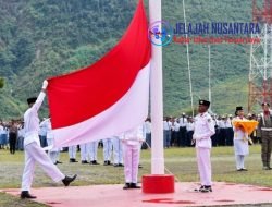 Kodim 1714/Puncak Jaya, Polri dan Pemda Sinergitas Kawal Penuh Upacara HUT RI Ke-81 di Puncak Jaya