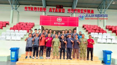 Ketum PBTI Letjen TNI Richard Tampubolon Tinjau Atlet Pelatnas Taekwondo Indonesia di Markas Kopassus