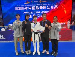 Ketum PBTI Letjen TNI Richard Tampubolon : Bangga, Atlet Taekwondo Raih Satu Medali Perak di China
