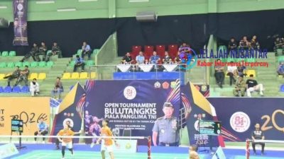 Dankoharmatau Kunjungi Arena Open Tournament Bulutangkis Piala Panglima TNI 2026, Beri Motivasi Atlet TNI di Bandung