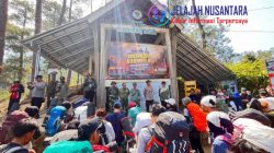 Polsek Sawangan dan Polresta Magelang Patroli Cegah Karhutla di Jalur Pendakian Merbabu via Suwanting