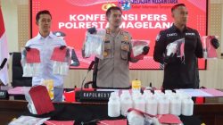 Satresnarkoba Polresta Magelang Ungkap Kasus Peredaran Narkotika