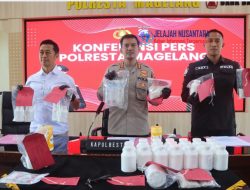 Polresta Magelang Ungkap 10 Kasus Narkoba, 31 Ribu Pil Yarindo Disita