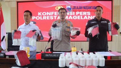 Polresta Magelang Ungkap 10 Kasus Narkoba, 31 Ribu Pil Yarindo Disita