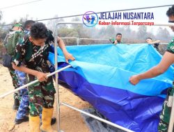 Lanud Sjamsudin Noor Siagakan Tangki Portable Dititik Rawan Karhutla