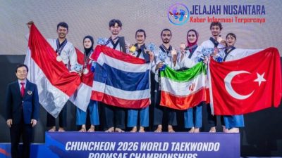 Taekwondo Indonesia Meraih 1 Medali Perak Kejuaraan Tertinggi Untuk Kategori Poomsae