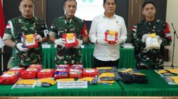 Penyelundupan 16,4 Kilogram Sabu di Perbatasan RI-Malaysia Digagalkan TNI  