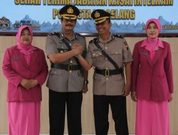 Sertijab Kasatintelkam Polresta Magelang, Kompol Suprijanto Terima Tongkat Estafet