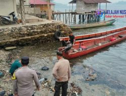 Kapal Cadik Berpenumpang 37 Siswa Terbalik, Kapolsek Sikakap Turun ke Lokasi