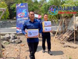 HUT ke-75 Humas Polri, Humas Polresta Magelang Salurkan Bantuan Sembako