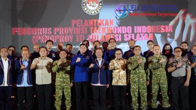 Ketum PBTI Jenderal TNI Richard Tampubolon Lantik Ketua Pengprov Taekwondo Indonesia Sulawesi Selatan Periode 2026–2030